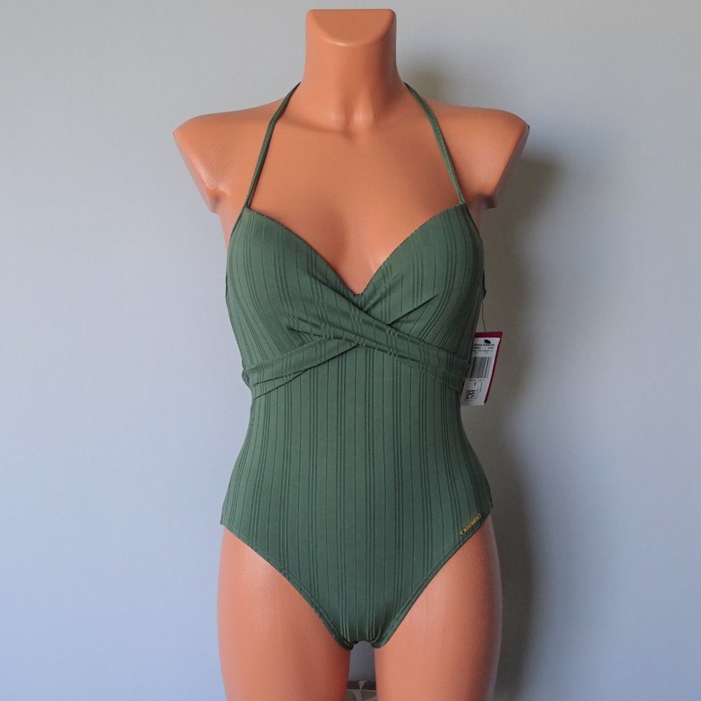 Vince Camuto Wrap Front One Piece Swimsuit NWT.